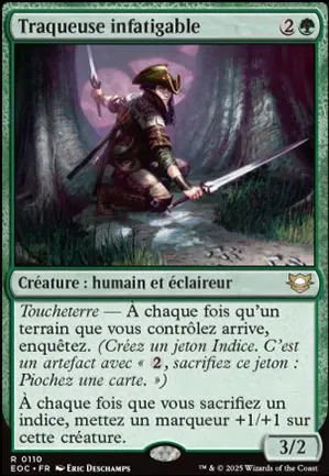Traqueuse infatigable
