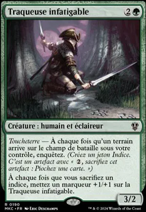Traqueuse infatigable