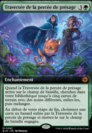 Traversée de la percée de présage