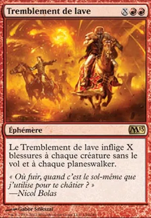 Tremblement de lave