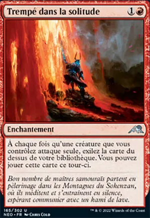 Trempé dans la solitude