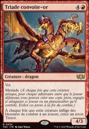 Triade convoite-or