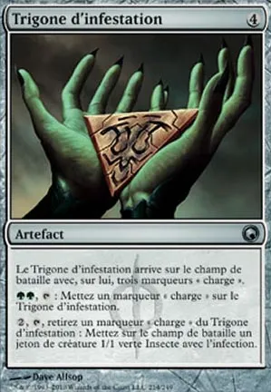 Trigone d'infestation