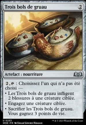 Trois bols de gruau