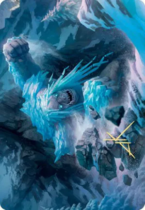 Troll à peau de glace – Illustration
