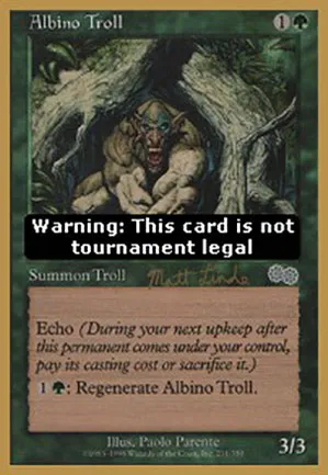 Troll albinos
