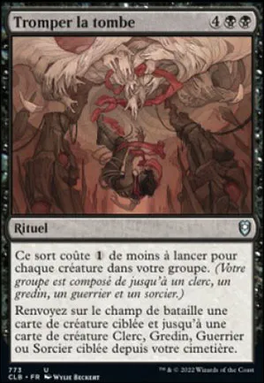 Tromper la tombe