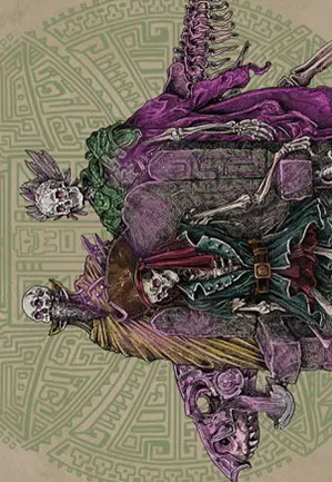 Trône de la Capitaine sinistre - Illustration