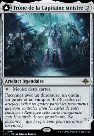Trône de la Capitaine sinistre // La Capitaine sinistre