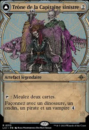 Trône de la Capitaine sinistre // La Capitaine sinistre