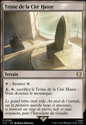 Trône de la Cité Haute