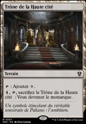 Trône de la Cité Haute