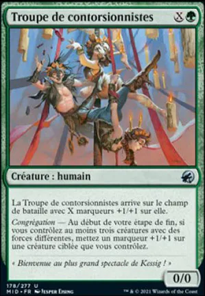 Troupe de contorsionnistes