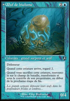 Œuf de biolume // Serpent biolume