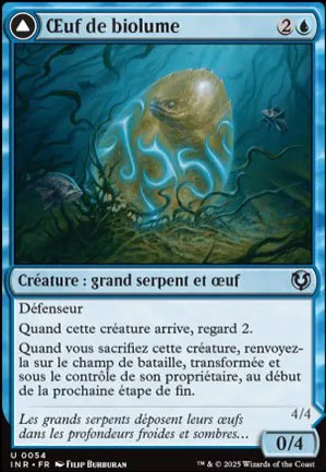 Œuf de biolume // Serpent biolume