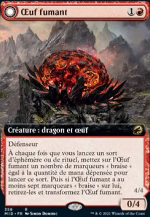 Œuf fumant // Dragon de Cendregueule