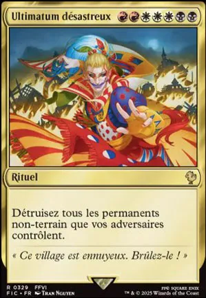 Ultimatum désastreux