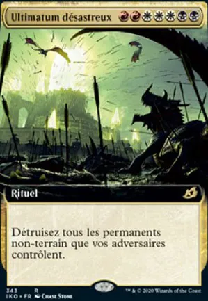 Ultimatum désastreux