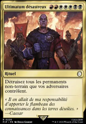Ultimatum désastreux