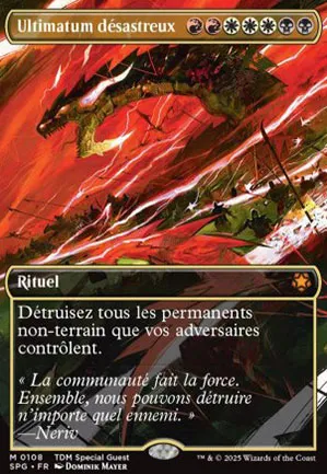Ultimatum désastreux