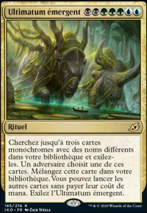 Ultimatum émergent