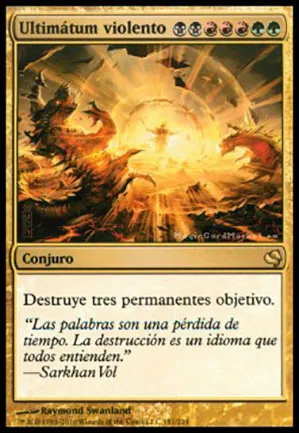 Ultimatum violent