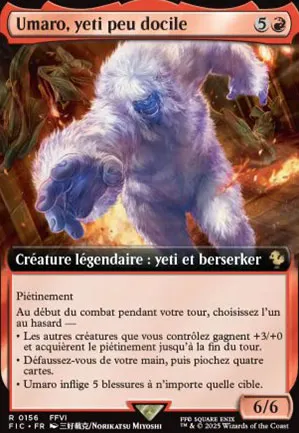 Umaro, yeti peu docile