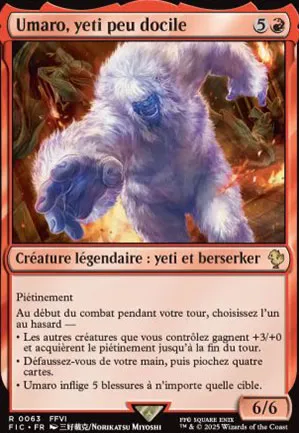 Umaro, yeti peu docile