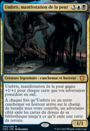 Umbris, manifestation de la peur