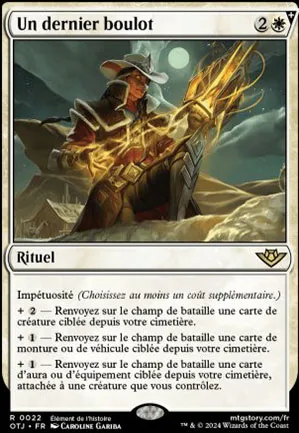 Un dernier boulot