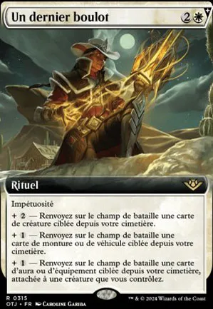 Un dernier boulot