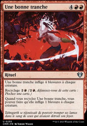 Une bonne tranche