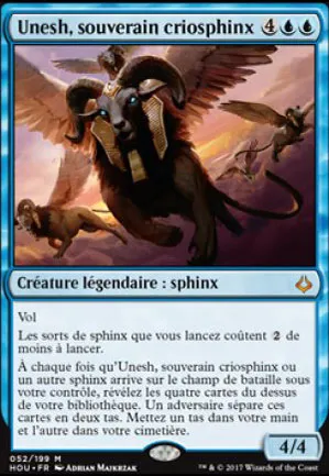 Unesh, souverain criosphinx