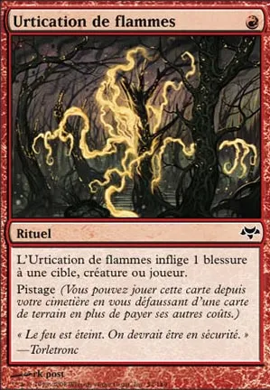 Urtication de flammes