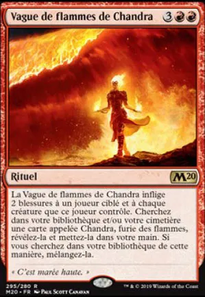 Vague de flammes de Chandra