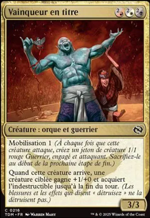 Vainqueur en titre
