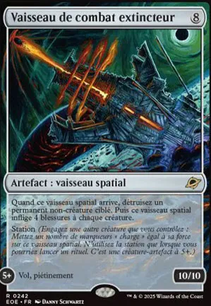 Vaisseau de combat extincteur
