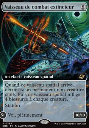 Vaisseau de combat extincteur