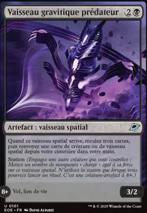 Vaisseau gravitique prédateur