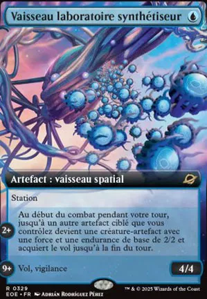 Vaisseau laboratoire synthétiseur