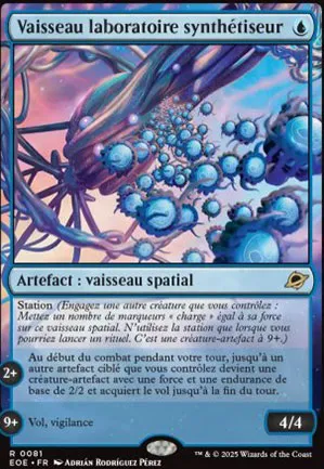 Vaisseau laboratoire synthétiseur