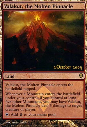 Valakut, la Cime en fusion