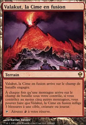 Valakut, la Cime en fusion