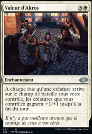 Valeur d'Akros