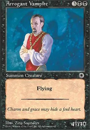 Vampire arrogant