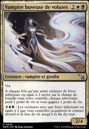 Vampire buveuse de volutes