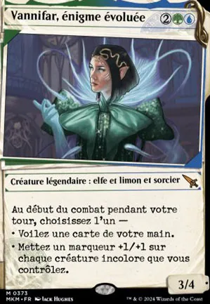 Vannifar, énigme évoluée