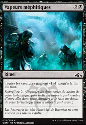 Vapeurs méphitiques