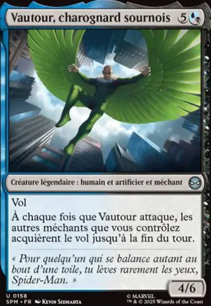 Vautour, charognard sournois