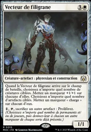 Vecteur de filigrane
